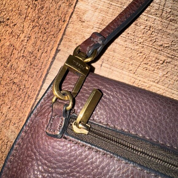 Fossil Monica Soft Leather Crossbody Sling Satchel Vintage Woman's - Picture 9 of 14